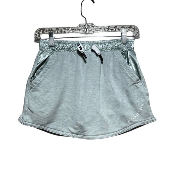 Athleta Girl x Simone Biles Other - Athleta Girl x Simone Biles L 12 Shine Skort Shorts Athletic Soft Grey Mint
